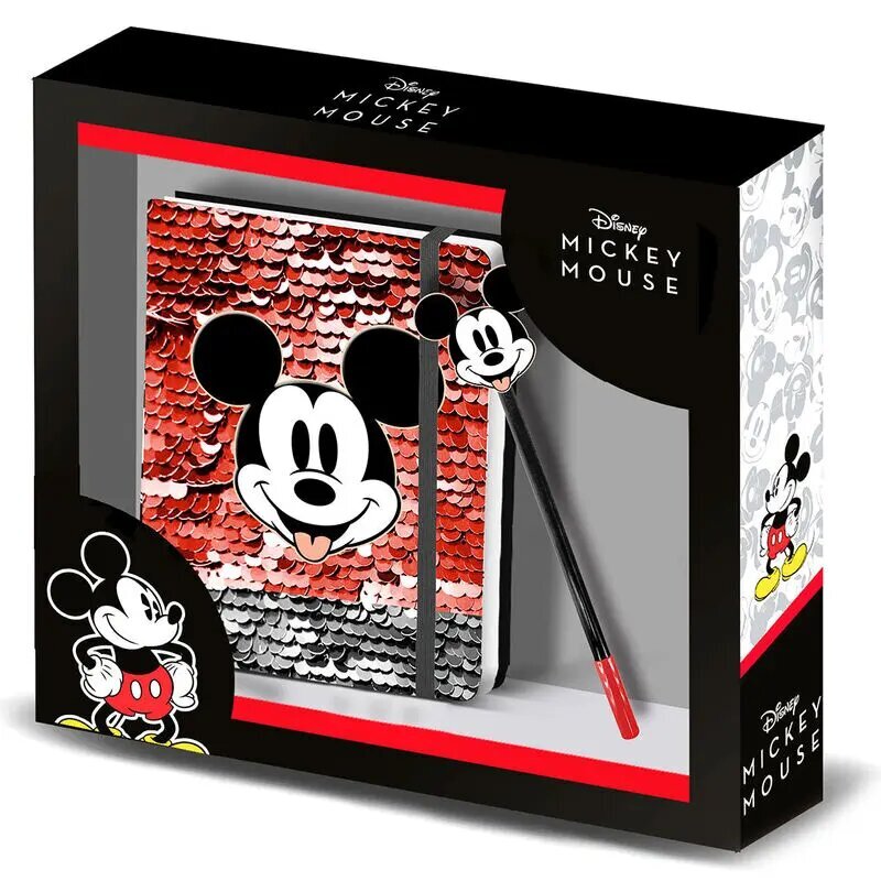 Disney Mickey Donitsi päiväkirja + kynäsetti hinta ja tiedot | Vihkot, muistikirjat ja paperit | hobbyhall.fi