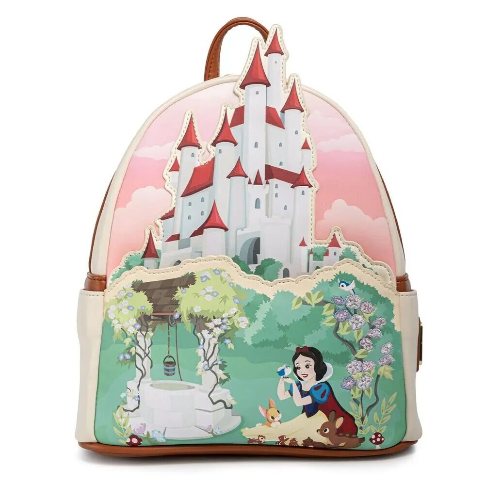 Loungefly Disney Lumikki Castle reppu 26cm hinta ja tiedot | Urheilukassit ja reput | hobbyhall.fi