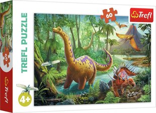 TREFL Palapeli Dinosaurukset, 60 palaa hinta ja tiedot | Palapelit | hobbyhall.fi