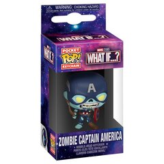 Funko POP! Keychain: Marvel: What If Zombie Captain America hinta ja tiedot | Pelien oheistuotteet | hobbyhall.fi