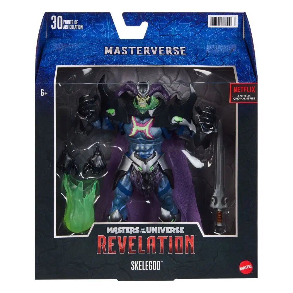 Maailmankaikkeuden mestarit: Ilmestyskirja Masterverse Action Figure 2021 Luujumala 23 cm hinta ja tiedot | Poikien lelut | hobbyhall.fi