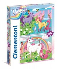 Clementoni: Puzzle 2x20el. - I belive yksisarvisia hinta ja tiedot | Palapelit | hobbyhall.fi