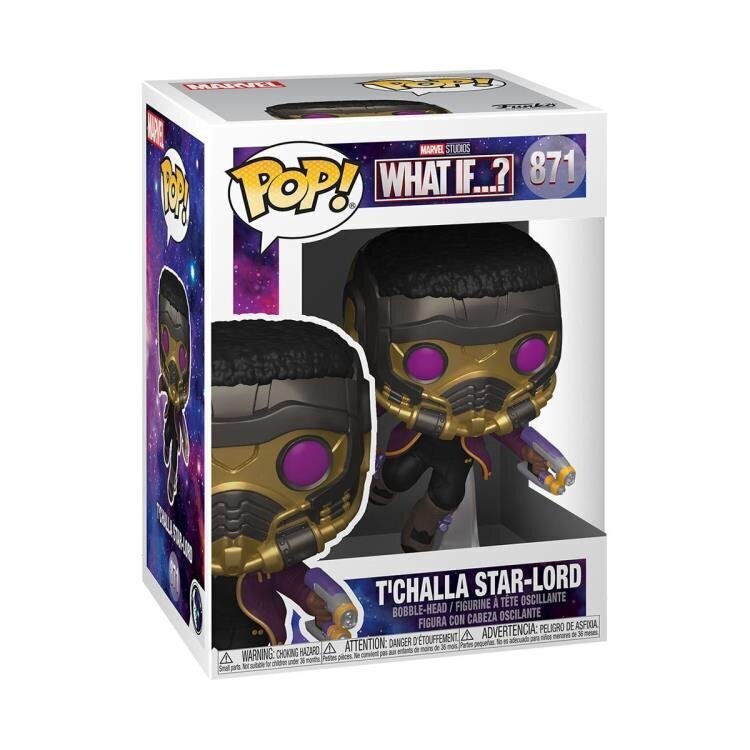 POP-hahmo Marvel Entä jos T'Challa Star-Lord hinta ja tiedot | Pelien oheistuotteet | hobbyhall.fi