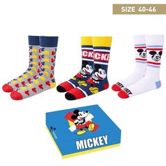 Disney Mickey pack 3 sukat hinta ja tiedot | Miesten sukat | hobbyhall.fi