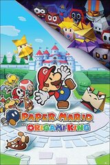 Paperi Mario Julistepaketti Origami King 61 x 91 cm (5) hinta ja tiedot | Taulut | hobbyhall.fi