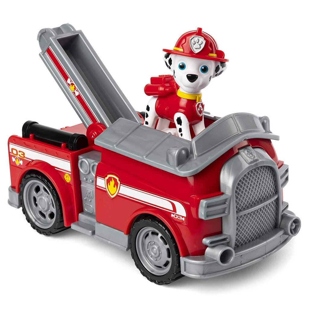 Paw Patrol (Ryhmä Hau) Marshall Basic -ajoneuvo hinta ja tiedot | Poikien lelut | hobbyhall.fi