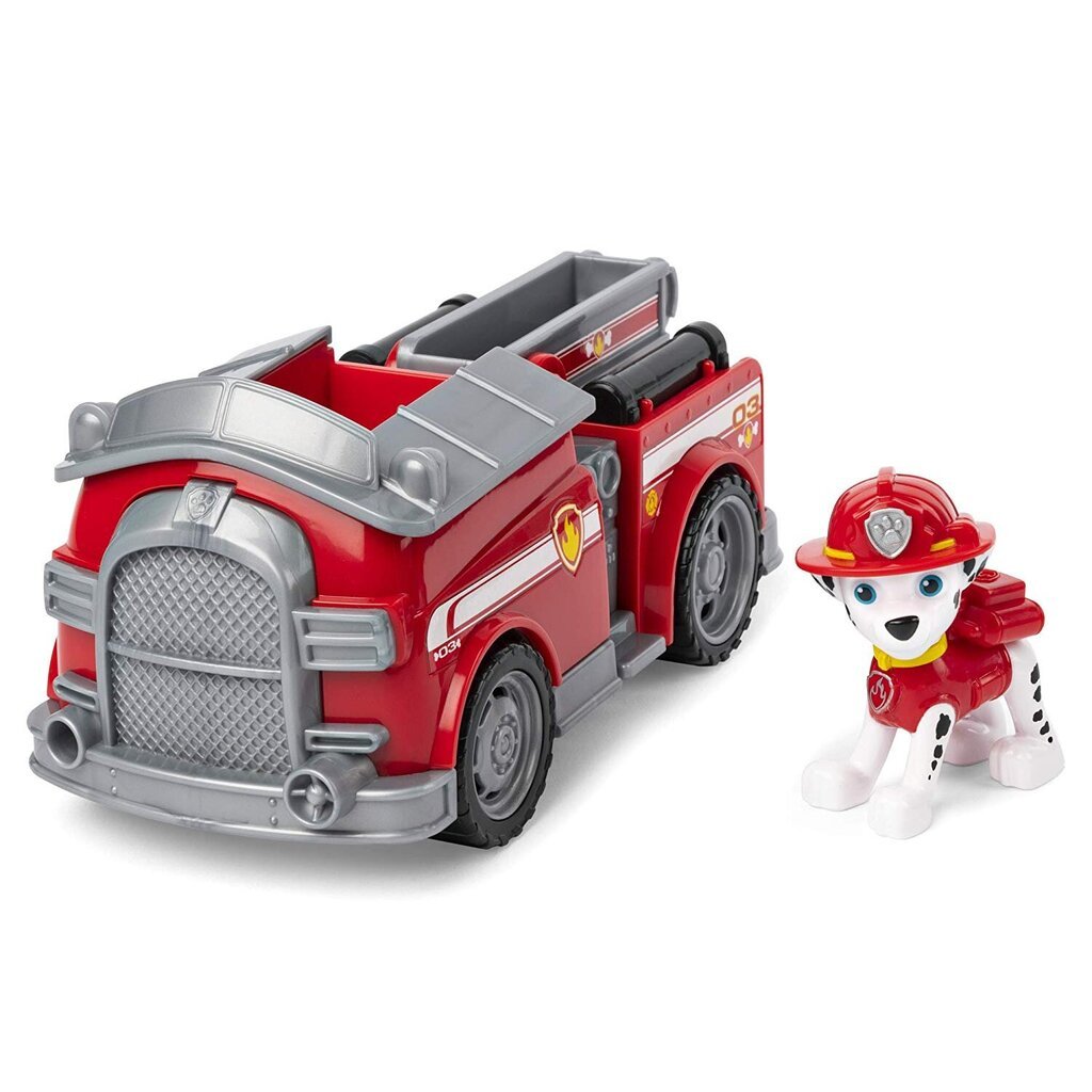 Paw Patrol (Ryhmä Hau) Marshall Basic -ajoneuvo hinta ja tiedot | Poikien lelut | hobbyhall.fi