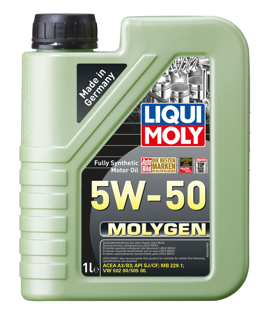 Synteettinen moottoriöljy Liqui-Moly Molygen 5W-50, 1L. hinta ja tiedot | Moottoriöljyt | hobbyhall.fi