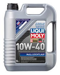 Liqui Moly -puolisynteettinen moottoriöljy, MoS2 SAE 10 W-40, 5 l hinta ja tiedot | Liqui-Moly Autotuotteet | hobbyhall.fi