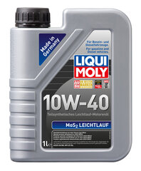 -Liqui Moly -puolisynteettinen moottoriöljy, MoS2 SAE 10 W-40, 1L hinta ja tiedot | Moottoriöljyt | hobbyhall.fi