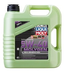 Synteettinen moottoriöljy LIQUI MOLY MOLYGEN NEW GENERATION 5W 40, 4L hinta ja tiedot | Liqui-Moly Autotuotteet | hobbyhall.fi