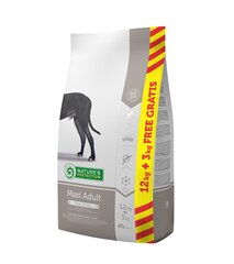 Kuivaruoka suurikokoisille koirille Nature's Protection Maxi Adult, 15 kg hinta ja tiedot | Koiran kuivaruoka | hobbyhall.fi