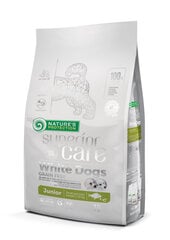 Nature's Protection Superior Care White Dogs Grain Free White Fish Junior Kuivamuonaa pienille koirille, joilla on valkoinen turkki, 10 kg hinta ja tiedot | Koiran kuivaruoka | hobbyhall.fi