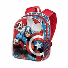 Marvel Captain America Gravi 3D reppu 37cm hinta ja tiedot | Koulureput ja -laukut | hobbyhall.fi