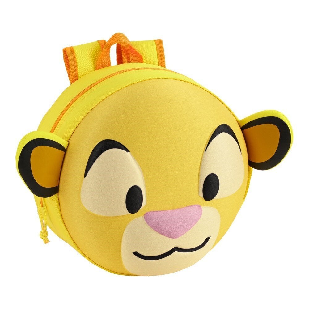 The Lion King -3D koulureppu, keltainen (31 x 31 x 10 cm) hinta ja tiedot | Koulureput ja -laukut | hobbyhall.fi