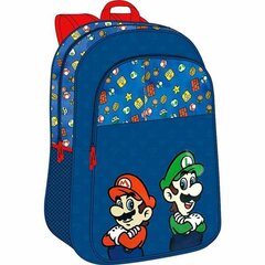 Super Mario Bros Mario ja Luigi reppu 40cm hinta ja tiedot | Urheilukassit ja reput | hobbyhall.fi