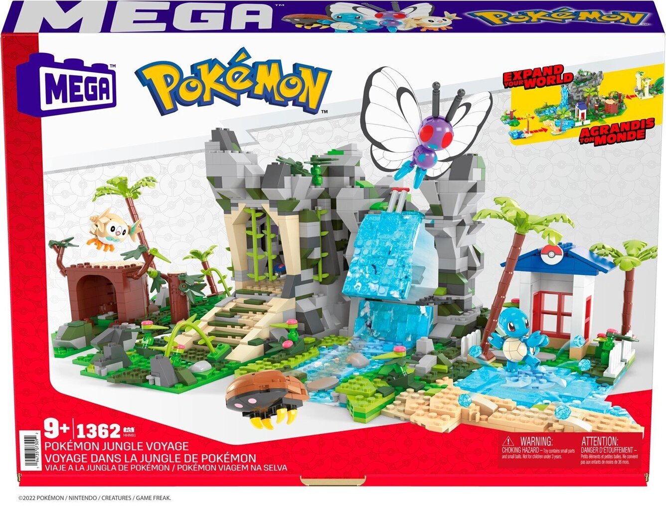 Pokémon Mega Construx -rakennussarja Pokémon Jungle -matka hinta ja tiedot | LEGOT ja rakennuslelut | hobbyhall.fi