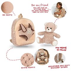 Milly Bear reppu pehmolelu 26cm hinta ja tiedot | Perletti Toys Lapset | hobbyhall.fi