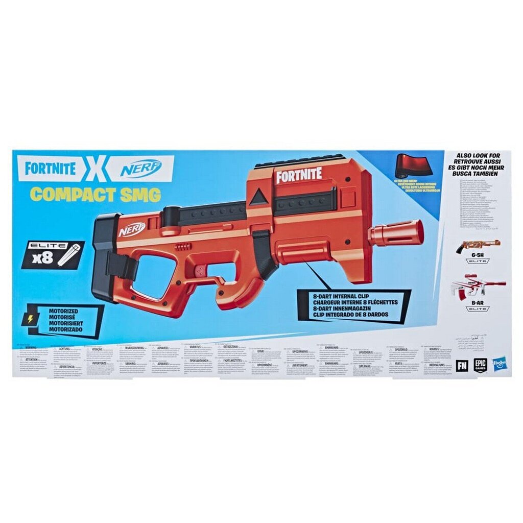 Hasbro Nerf: Fortnite Compact Smg (F4106) hinta ja tiedot | Poikien lelut | hobbyhall.fi