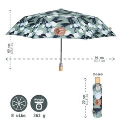Tulppaanit automaattinen taitettava sateenvarjo 54cm hinta ja tiedot | Naisten sateenvarjot | hobbyhall.fi