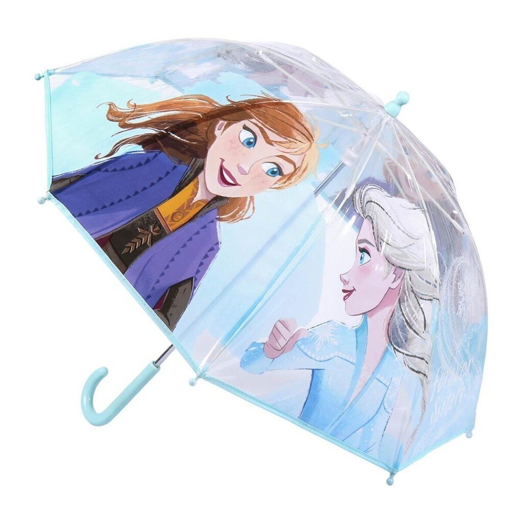 Disney Frozen 2 kupla manuaalinen sateenvarjo 45cm hinta ja tiedot | Lasten asusteet | hobbyhall.fi