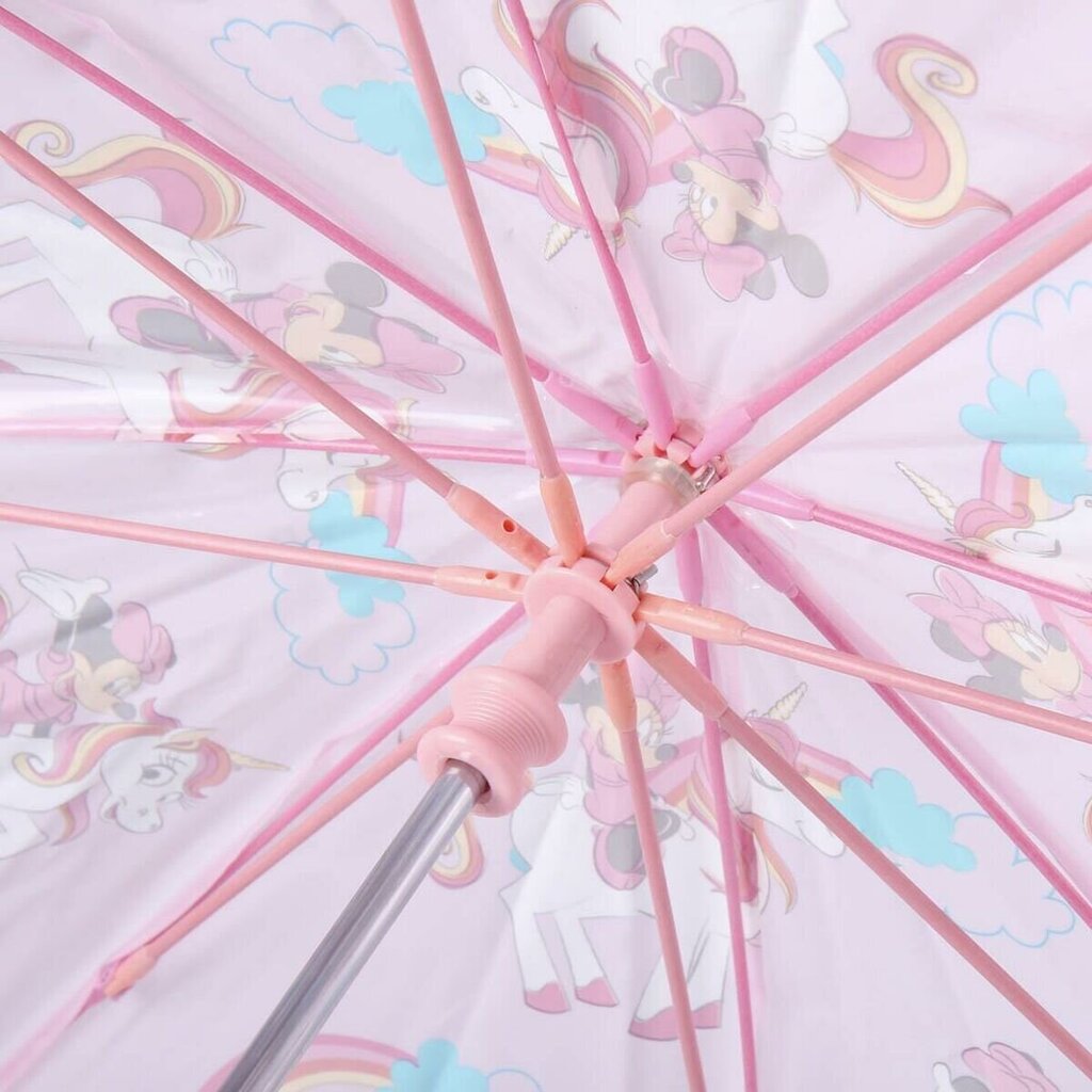 Disney Minnie manuaalinen sateenvarjo 42cm hinta ja tiedot | Lasten asusteet | hobbyhall.fi