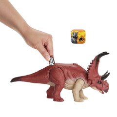 Jurassic World Dino Trackers Toimintahahmo Wild Roar Diabloceratops hinta ja tiedot | MTT Lapset | hobbyhall.fi