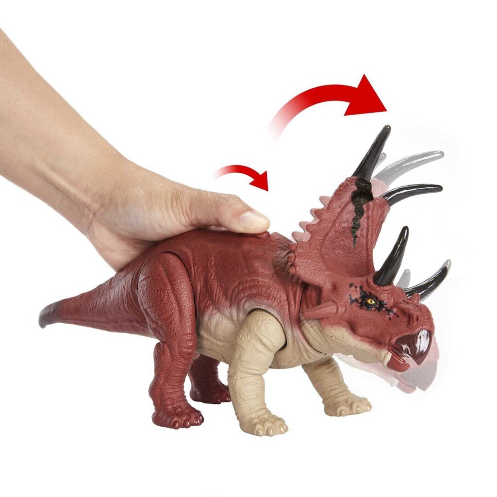 Jurassic World Dino Trackers Toimintahahmo Wild Roar Diabloceratops hinta ja tiedot | Poikien lelut | hobbyhall.fi