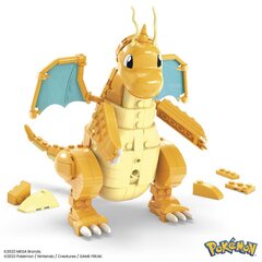 Pokémon Mega Construx Rakennussarja Dragonite 19 cm hinta ja tiedot | LEGOT ja rakennuslelut | hobbyhall.fi