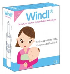 Windi® kertakäyttökatetrit ilmavaivoihin, 10 kpl hinta ja tiedot | Vauvan terveydenhoito | hobbyhall.fi