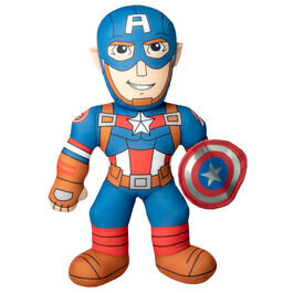 Marvel Captain America pehmolelu äänellä 38cm hinta ja tiedot | Pehmolelut | hobbyhall.fi