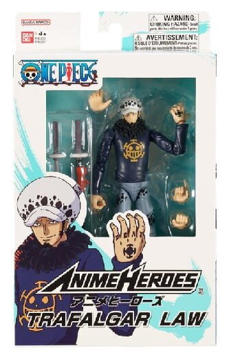 Bandai-anime-sankarit: Yksi kappale - 17 cm Trafalgar Law Action -hahmo (6,5) (36937) hinta ja tiedot | Poikien lelut | hobbyhall.fi