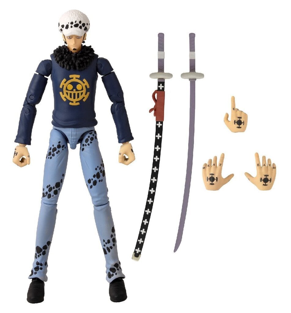 Bandai-anime-sankarit: Yksi kappale - 17 cm Trafalgar Law Action -hahmo (6,5) (36937) hinta ja tiedot | Poikien lelut | hobbyhall.fi