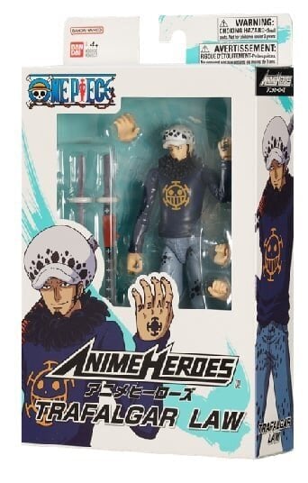 Bandai-anime-sankarit: Yksi kappale - 17 cm Trafalgar Law Action -hahmo (6,5) (36937) hinta ja tiedot | Poikien lelut | hobbyhall.fi