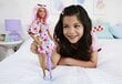 Mattel Barbie Doll - Fashionistas #189 - Vaaleanpunaiset hiukset Off-Shoulder Kukka Mekko Prosthetic Jalka (HBV21) hinta ja tiedot | Tyttöjen lelut | hobbyhall.fi