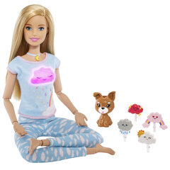 Mattel hengitys Barbie: Wellness meditaatio - Jooga (GNK01) hinta ja tiedot | Tyttöjen lelut | hobbyhall.fi