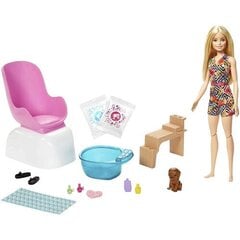 Mattel Barbie Wellness Mani-Pedi Spa (GHN07) hinta ja tiedot | Tyttöjen lelut | hobbyhall.fi