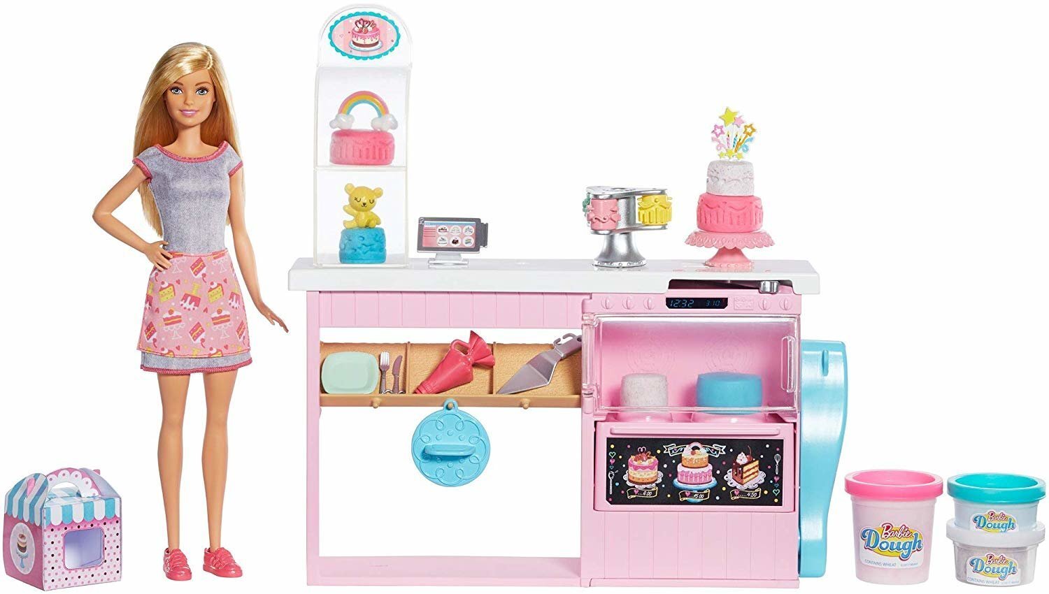 Barbie-nukkesetti "Leipomo", GFP59 hinta ja tiedot | Tyttöjen lelut | hobbyhall.fi