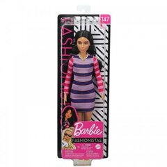 Mattel Barbie Doll - Fashionistas #147 - Raitamekko - nukke (GYB02) hinta ja tiedot | Tyttöjen lelut | hobbyhall.fi