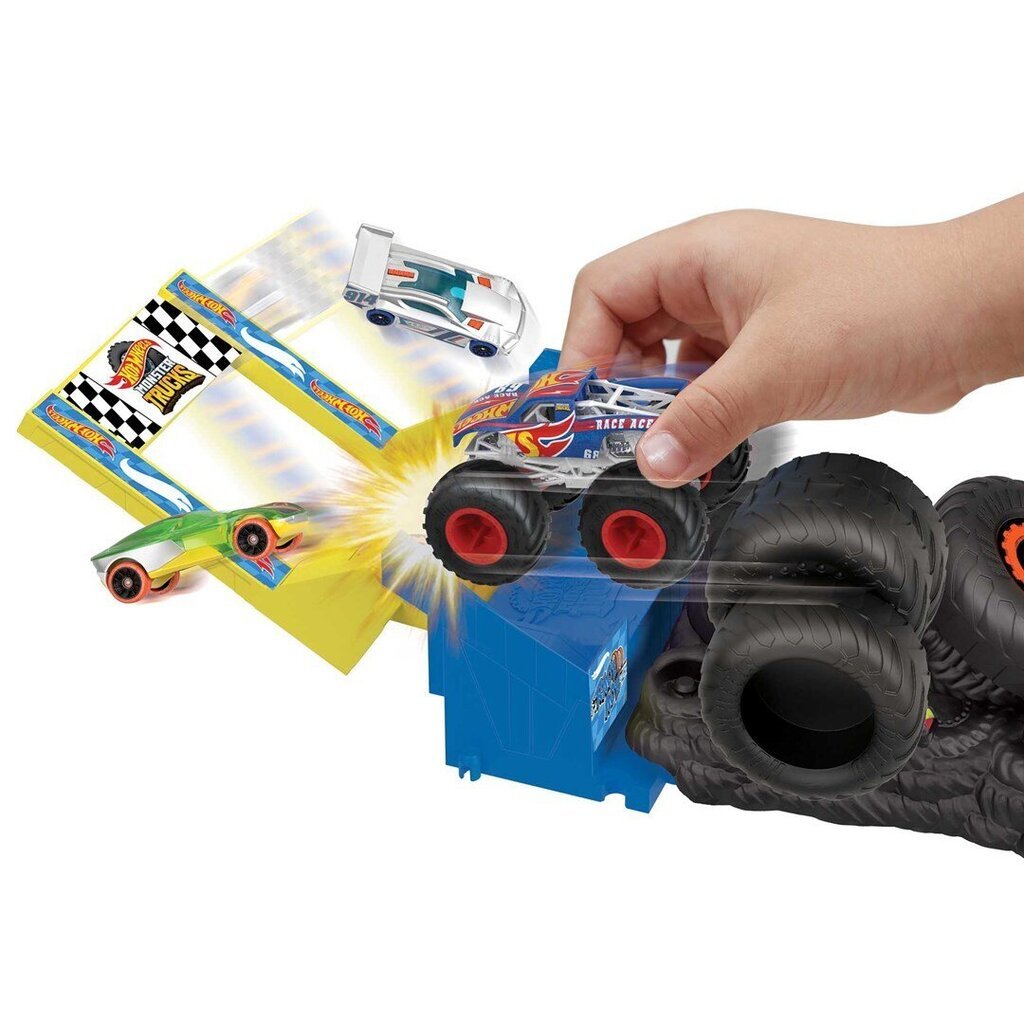 Mattel Hot Wheels Monster Trucks: Arena Smashers - Race Ace Smash Race Challenge (HNB89) hinta ja tiedot | Poikien lelut | hobbyhall.fi