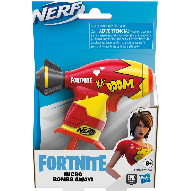 Hasbro Nerf Microshots: Fortnite - mikro pommit pois! (F0458) hinta ja tiedot | Poikien lelut | hobbyhall.fi