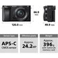 Sony A6100 16-50mm OSS (ILCE-6100L), musta hinta ja tiedot | Kamerat | hobbyhall.fi
