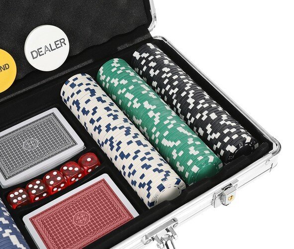 Pokeri - 300 pelimerkkisetti HQ-kotelossa hinta ja tiedot | Korttipelit, pokeri | hobbyhall.fi