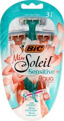 Bic Miss Soleil Sensitive Varsiterät 3 kpl hinta ja tiedot | Parranajo ja karvanpoisto | hobbyhall.fi