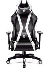 Pelituoli Diablo Chairs X-Horn 2.0, musta/valkoinen (L-koko) hinta ja tiedot | Toimistotuolit | hobbyhall.fi