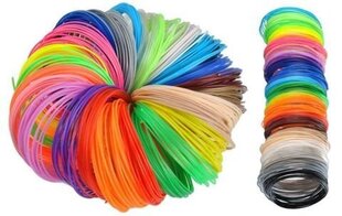 150 m PLA-muovia 3D-kynää varten, 30 väriä, 5 m kukin hinta ja tiedot | Älylaitteiden lisätarvikkeet | hobbyhall.fi