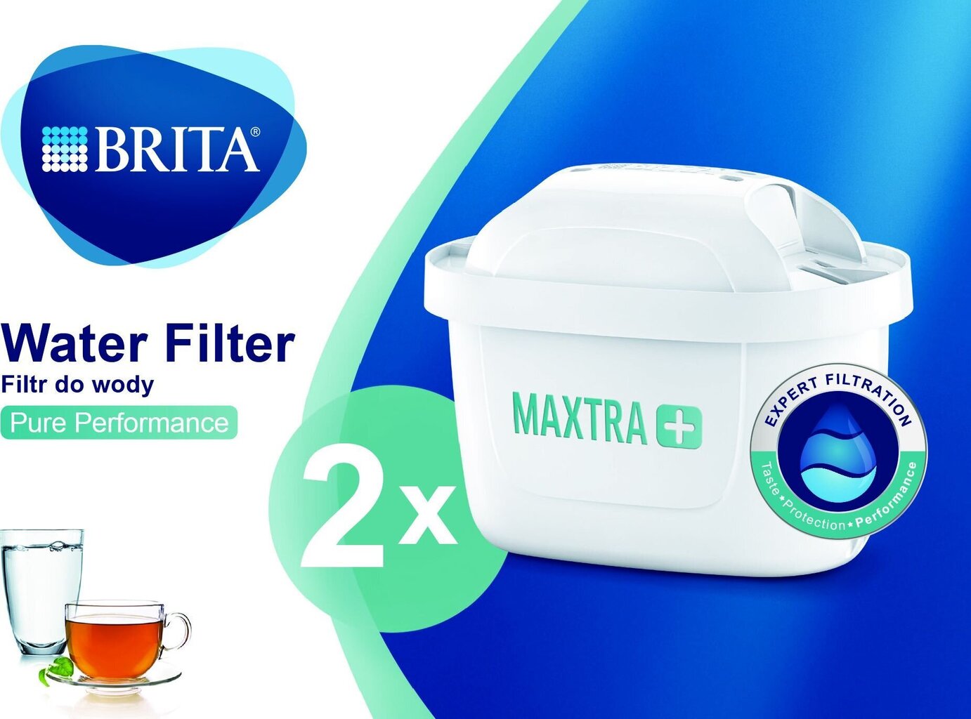 Brita Maxtra Pure Performance X2 hinta ja tiedot | Veden suodatinkannut ja suodattimet | hobbyhall.fi