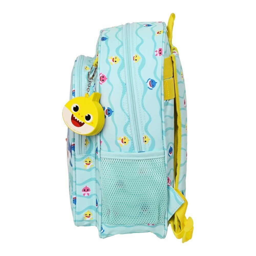 Lasten reppu Baby Shark Beach Day Keltainen Vaaleansininen (27 x 33 x 10 cm) hinta ja tiedot | Koulureput ja -laukut | hobbyhall.fi