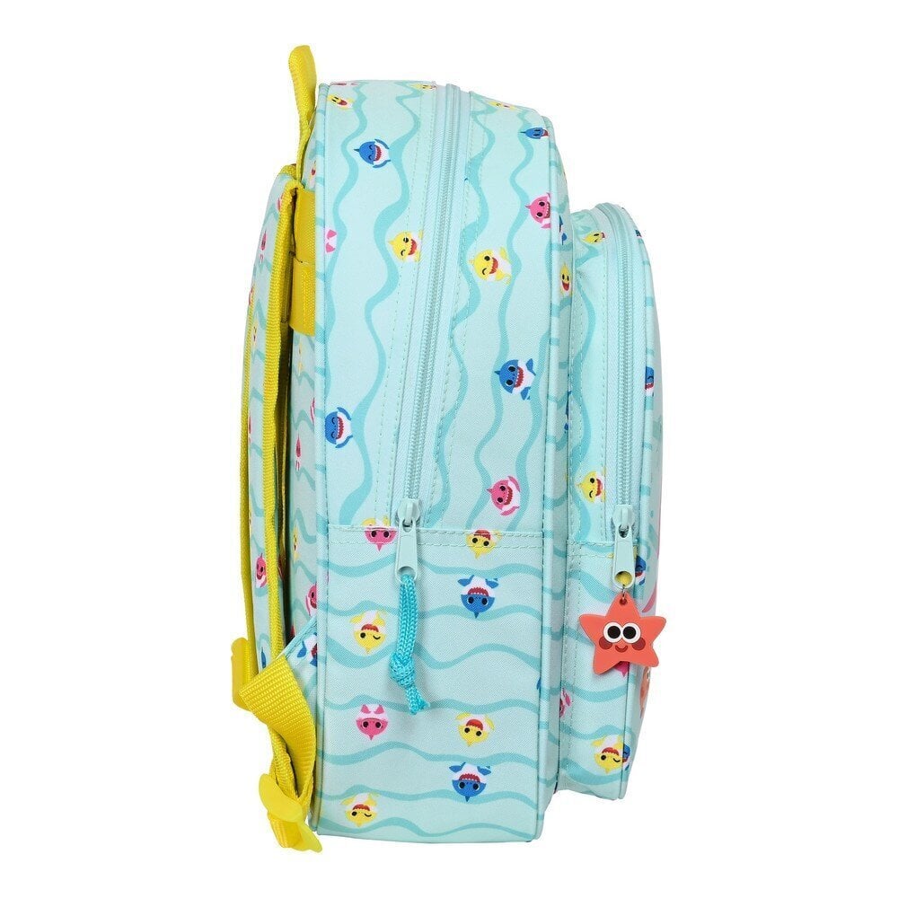 Lasten reppu Baby Shark Beach Day Keltainen Vaaleansininen (27 x 33 x 10 cm) hinta ja tiedot | Koulureput ja -laukut | hobbyhall.fi