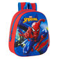 3D Lasten reppu Spiderman Punainen Sininen (27 x 32 x 10 cm) hinta ja tiedot | Koulureput ja -laukut | hobbyhall.fi